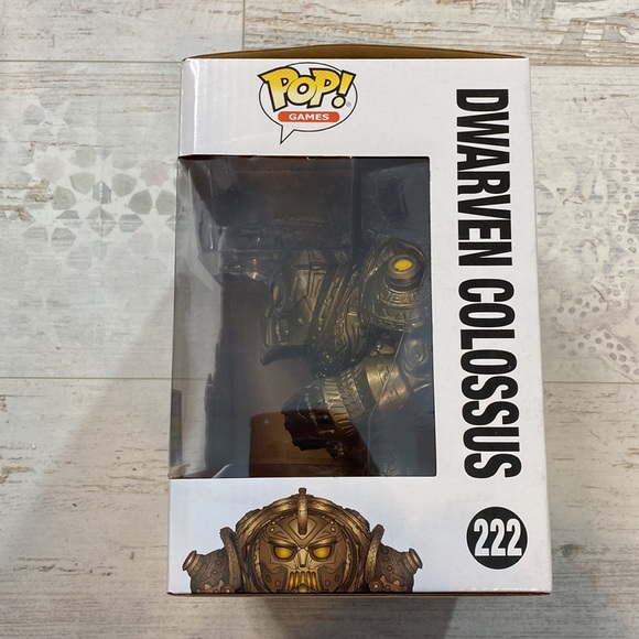 2/$75 Funko Pop Dwarven Colossus #222 The Elder Scrolls Morrowind Figure - Picture 6 of 10